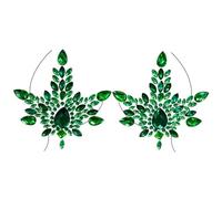 Temporary Tattoos Fake Tattoo Stickers Chest Jewels Crystal Diamond Acrylic Strass DIY Face Stickers XT-18