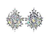 Temporary Tattoos Fake Tattoo Stickers Chest Jewels Crystal Diamond Acrylic Strass DIY Face Stickers XT-01