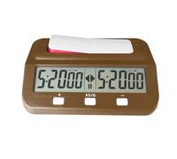 Temporizzatore da palestra, Concorso timer digitale for scacchi Conto alla rovescia Orologio da gioco da tavolo Cronometro multifunzionale professionale for l'insegnamento della formazione(Yellow)