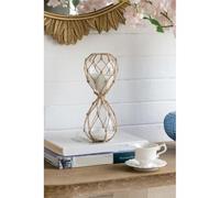 Temporizzatore della sabbia 30 minuti, clessidra, sabbia bianca, 30 minuti | Decorativo for la casa, con sabbia bianca e rete di cotone, for lavoro, studio, cucina, decorazioni for la scrivania e regali