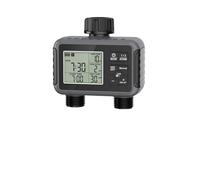Temporizzatore di irrigazione, 2 uscite Valvole di temporizzazione automatiche Controller Ritardo pioggia Irrigazione LCD di grandi dimensioni IPX5 Timer acqua impermeabile di irrigazione del giardino