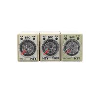 Temporizzatore di ritardo all'accensione H3Y-4 Relè di tempo 220VAC 3S 5S 10S 30S 60S 5M 10M 30M 60M 14Pin Piccolo regolabile con presa di base PYF14A 1 pz(0-5S)