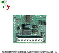 TEMPORIZZATORE MULTIFUNZIONI UNIVERSALE RITARDO INGRESSO RITARDO ALLARME SIRENA