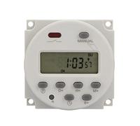 Temporizzatore programmabile Display digitale 7 giorni Tipo piccolo Relè temporizzato da 1S a 168h con dispositivo di controllo elettronico 5VA 5V DC per lampioni stradali Luci al (5V DC)