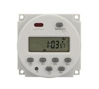 Temporizzatore programmabile Display digitale 7 giorni Tipo piccolo Relè temporizzato da 1S a 168h con dispositivo di controllo elettronico 5VA 5V DC per lampioni stradali Luci al (12VDC)
