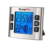 TempPro TM02 Timer da cucina digitale con doppio cronometro per countdown