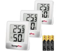 ThermoPro Igrometro e Termometro Digitale TP49-3 Piccolo – Interno Casa e Ufficio, 3 pezzi