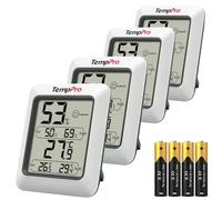 TempPro TP50 4 Pezzi Igrometro Digitale Termometro Interno