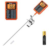 TempPro TP510 Termometro Digitale Impermeabile per Caramelle con Clip | per Pentola Termometro per la Cottura di Cibi a Lettura Istantanea per Barbecue, Olio, Liquido Precedentemente ThermoPro