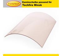 Temprix Kaminglas Per Techfire 3068 STS/Bella 2 Ofenscheibe Vetro Ceramico 4mm