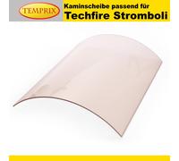 Temprix Kaminglas Per Techfire 3068 STS/Bella 2 Ofenscheibe Vetro Ceramico 4mm