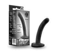Dildo Nero Twist Piccolo con Ventosa - Temptasia