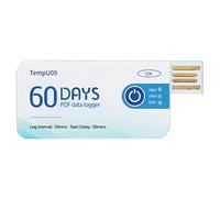 TempU05 Registratore di Dati di Temperatura USB Monouso, Registratore di Dati ad Alta Precisione Registratore di Temperatura per il Monitoraggio di Alimenti, Farmaci, Prodotti Chimici