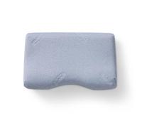 TEMPUR Cuscino Noxara, sensazione rigida, M (54 x 32 x 11/6 cm), Blu | Cuscino ergonomico cervicale per chi dorme sulla schiena e sul fianco, con rientranza sagomata per un elevato comfort