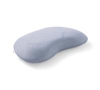 TEMPUR Cuscino Reva, sensazione rigida, M (61 x 40 x 11 cm), Blu | Cuscino ergonomico cervicale per chi dorme sulla schiena e sul fianco, con forma curva unica per chi si gira la notte.