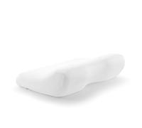 TEMPUR ErgoPlus MDV - Cuscino ergonomico in memory foam, per dormire sulla schiena e sul fianco, misura M (54 x 32 x 11/6 cm), colore: Bianco