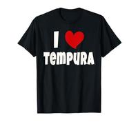 Tempura Giapponese Amante Del Cibo Giappone I Love Tem Maglietta
