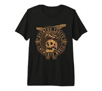 Tempus Fugit Memento Mori Frase Latina Maglietta Premium