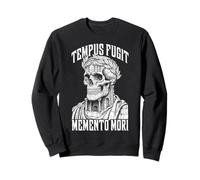 Tempus Fugit Memento Mori Stoico Imperatore Romano Teschio Stoicismo Felpa