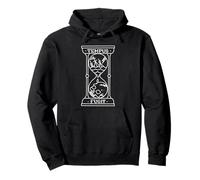 Tempus Fugit Time Flies Tatuaggio Tradizionale Americano Felpa con Cappuccio