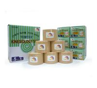 Temtex - Kinesiology Tape 5x5 6 pz. (Beige, 5 cm x 5 m)