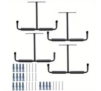 TEMU 1/2/3/4pz Gancio Portaoggetti da Garage, Installazione a Soffitto, Gancio Pratico e Resistente, Gancio per , per Appendere Tubi, Legno e Oggetti Ingombranti, per Giardini, Soggiorni