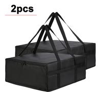 TEMU 1/2 pezzi Borsa Isolata per Pizza 20x20x6 Pollici Grande per Consegne, Borsa Isolata per Pizza per Uso e Professionale, Non a Contatto con Alimenti