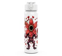 TEMU 1 borraccia in plastica a forma di cuore con un design di una pianta carnivora, perfetta . Questa borraccia riutilizzabile 25.5Oz (750Ml), è e a di perdite. È un regalo per come compleanni, San .