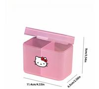 TEMU 1 contenitore Hello Kitty, per organizzare oggetti come cosmetici, e elastici. Un'ottima idea regalo per San , e compleanni
