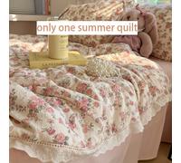 TEMU 1 coperta e morbida, stile , coperta fresca - e traspirante, lavabile in lavatrice, perfetta per l'estate, adatta come coperta in tutte , per camere da letto, stanze degli ospiti e divani
