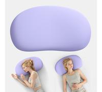 TEMU 1 Cuscino Nuvola , Cuscino per il , Design Ergonomico per Chi su Fianco e a in Giù, Cuscino Traspirante per Tutte , Liscio e , Segue della Testa, Disponibile in Colori