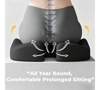 TEMU 1 cuscino per auto, imbottitura per sedia da ufficio, supporto lombare, ergonomico, ed elastico, per sedili auto e sedie da ufficio