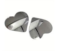 TEMU 1 di specchietti retrovisori a forma di cuore, specchietti a forma di cuore per auto, specchietto senza telaio per auto, specchietto grandangolare a a forma di , specchietto retrovisore per