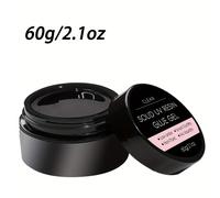 TEMU 1 di stucco argilla 3D in resina per creazione di stampi, non tossico per materiale fai da te, , artigianato, gel durevoli e inodori, gel costruttori trasparenti (30/60/100ml)