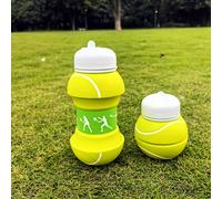 TEMU 1 pz Bottiglia creativa pieghevole da 550 ml/18,6 oz, borraccia da tennis portatile a di perdite e infrangibile, adatta per fitness all', sport, attività, viaggi e regali di Natale