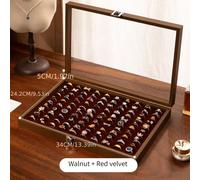 TEMU 1 pz di lussuosa scatola porta gioielli di gamma, capacità per 100 anelli, orecchini, collane. e , perfetta come regalo persona amata come sorpresa per San. per coppie che regali romantici