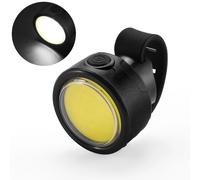 TEMU 1 pz Mini Luce a LED per Bici, Luce Anteriore e Posteriore per Bicicletta, Torcia per Bicicletta con Ricarica USB e Luminosità Regolabile, Illuminazione Portatile