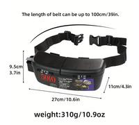 TEMU 1 pz WEIHE Porta Esche da Cintura Accessorio Utensile Scatola Esche Portatile da Appendere alla Cintura Scatola per Esche Borsa da Cintura