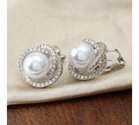 TEMU 1 , un'accesoria all'orecchio a clip non perforata di gamma, , facile, giovane e bellissima in stile e americano per . Adatta per feste, , matrimoni, fidanzamenti, uso , come regalo per le feste.
