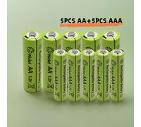 TEMU 10-15pcs Batterie Ricaricabili Ni-MH AA/AAA 200mAh 1.2V Capacità e Lunga per Dispositivi Digitali Universali