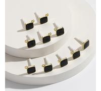 TEMU 10 Pezzi Minimalisti Orecchini a Cerchietto Basic Connettivi Accessori Gioielli