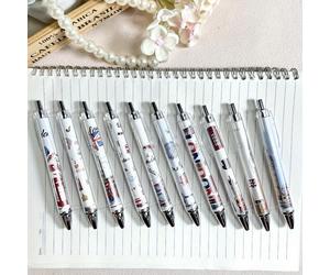 TEMU 10 Pezzi Penna a Sfera UK Design LONDON con Durevole - Regalo per , Feste e Compleanni, Portatile Retrattile per il