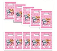 TEMU 10 Pezzi Sacchetti Regalo Rosa Paw Patrol, Sacchetti per Feste, Set di Accessori per Feste, Decorazioni per Compleanni, Vacanze e Lauree, Personaggi dei Animati Carini, Creativi e , Borse Monouso