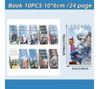 TEMU 10 quaderni mini a spirale Disney Zootopia | Con simpatici di personaggi dei animati, ideali per l'uso e come regalo per il , perforate vuote