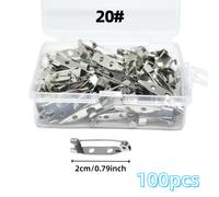 TEMU 100 Pezzi di Base per Spilli Antiruggine per Fai da Te, 2cm/3.2cm