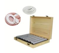 TEMU 100 pezzi di scatole regolabili per la conservazione di monete per di monete commemorative ferroviarie ad velocità, scatole protettive per set di monete zodiacali e di personaggi del Capodanno