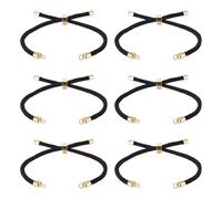 TEMU 10pcs Cordini in Nylon per Braccialetti, Componenti con Sliders e Accessori in Ottone, , 8.66~9.06 pollici (22~23cm), Catene per Creazione Gioielli, Kit Fai da Te, Regalo per della