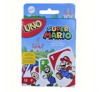 TEMU 112 carte Mattel UNO a tema Super Mario, gioco di carte, gioca UNO con i tuoi personaggi dal Regno dei funghi! Ottimo per i fan dei giochi