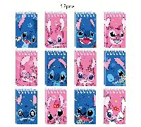 TEMU 12 Adorabili quaderni tascabili Disney con Stitch e che reggono blocchetti, per il journaling , un fantastico regalo a tema animati per il e i compleanni