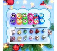TEMU 12 Pezzi Set di Timbri Sanrio con , My Melody e - PVC, per Fai da Te, Scrapbooking, Feste di Compleanno, Premi per Insegnanti e Set di Timbri a Tema. Timbri per Medaglie Didattiche, Sanrio